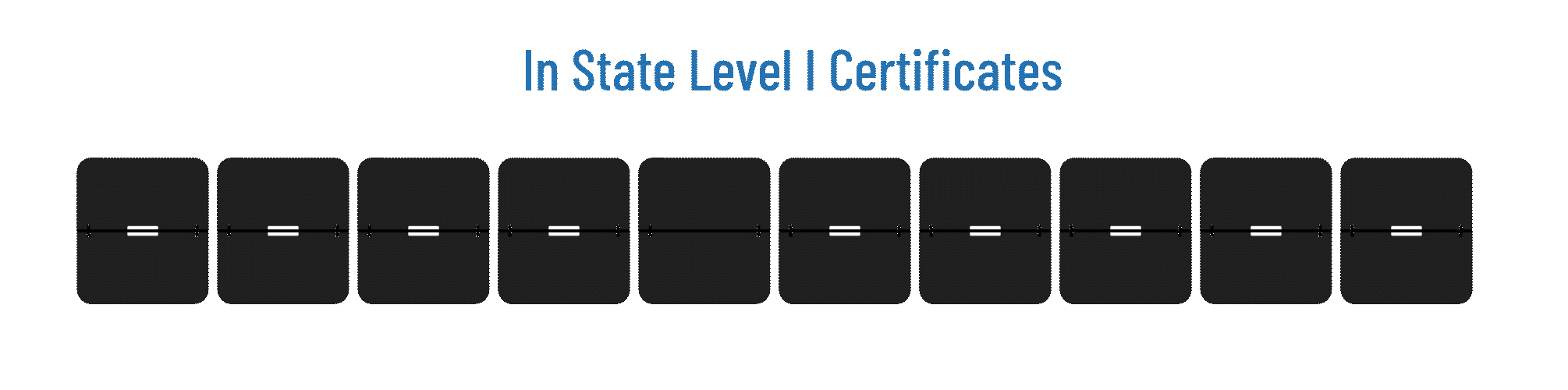 In State Level I Certificates - 1 week